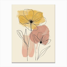 Yellow Flowers Canvas Print