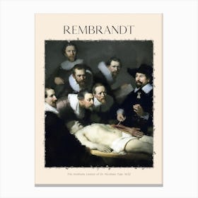 Rembrandt 5 Canvas Print
