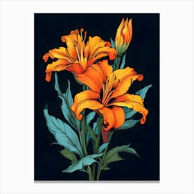 Orange Lily 1 Canvas Print