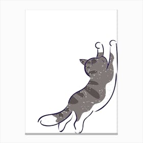 Cat Jumping In The Air Toile