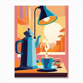 Coffee And Tea Canvas Print