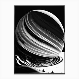 Jupiter Noir Comic Space Canvas Print