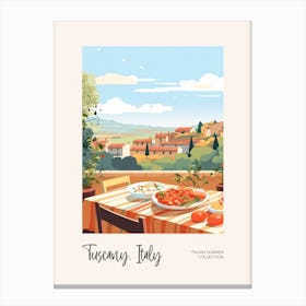 Tuscany, Italy Summer Food 2 Italian Summer Collection Canvas Print