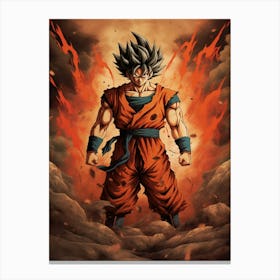 Dragon Ball Z Wallpaper 34 Canvas Print