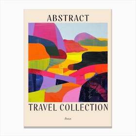 Abstract Travel Collection Poster Benin Canvas Print