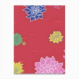 Chinese Flower Canvas Print