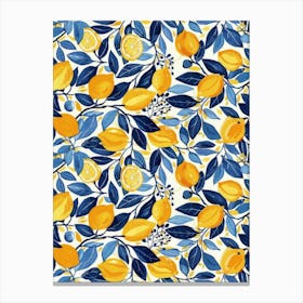 Lemons Canvas Print