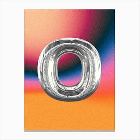 Chrome O Poster Canvas Print