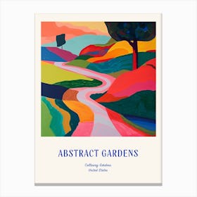 Colourful Gardens Callaway Gardens Usa 1 Blue Poster Canvas Print