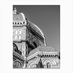 Florence In Black And White 8 Canvas Print