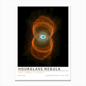 Hourglass Nebula Canvas Print