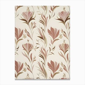 Floral Wallpaper 19 Canvas Print