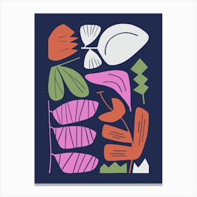 Paper Floral Canvas Print