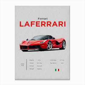 Ferrari Laferrari 1 Canvas Print