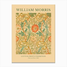 William Morris Cotton Prints Exhibition 3 Canvas Print