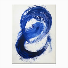 Blue Swirl 1 Canvas Print