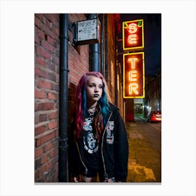 The Return Of Pretty Punk Girl ~Reimagined 21 Canvas Print