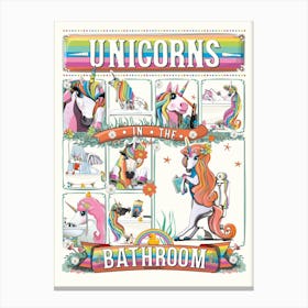 Unicorns Canvas Print