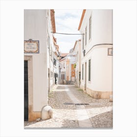 Streets Of Cascais Canvas Print