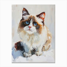 Ragdoll Cat Painting 4 Canvas Print