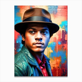 Man In A Hat Canvas Print