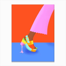 Colorful Shoes Canvas Print