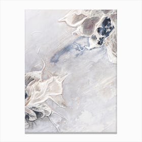 Neutral Flower Painting Canvas Print