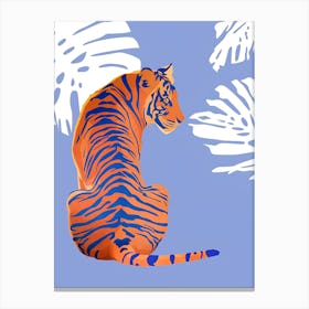 Tiger In The Jungle 2 Canvas Print