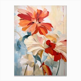 Fall Flower Painting Gerbera Daisy 4 Canvas Print