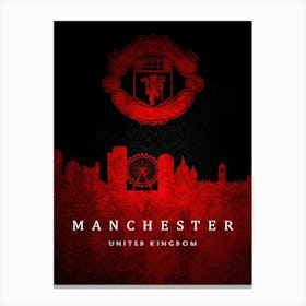 Manchester United 4 Canvas Print