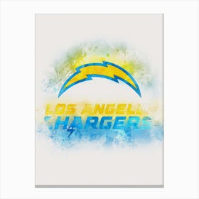 Los Angeles Chargers Painting Canvas Print