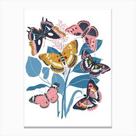 Garden Butterflies Canvas Print