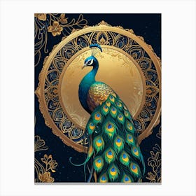 Peacock 38 Canvas Print