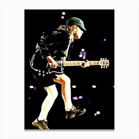angus young ac dc band music 11 Canvas Print
