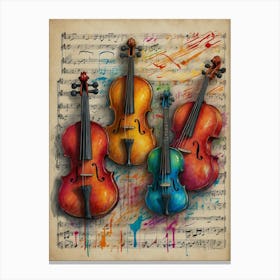 Violins Canvas Print Canvas Print