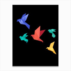 Origami Birds Canvas Print