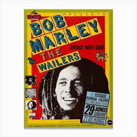 Bob Marley Poster Rock Reggae Singer Wall Art Picture Canvas Print