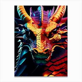 Rainbow Dragon Canvas Print