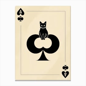 Ace Of Spades 5 Canvas Print