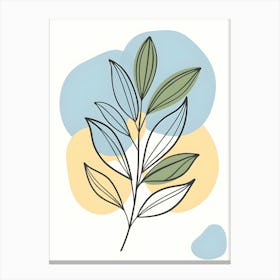 Leaf Illustration 1 Canvas Print