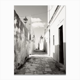 Otranto, Italy, Black And White Photography 3 Canvas Print