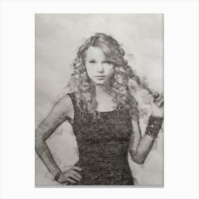 Taylor Swift 8 Canvas Print