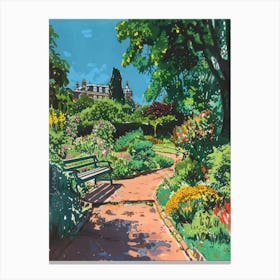 Brockwell Park London Parks Garden 3 Painting Canvas Print