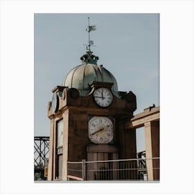 old clock tower in Prague Canvas Print