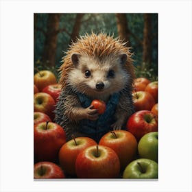 Hedgehog In The Woods Canvas Print