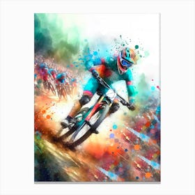 Mountain Biker 3 Canvas Print