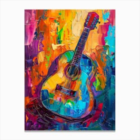 Guitar Painting 1 Canvas Print