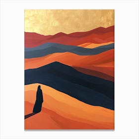 Desert Landscape, Minimalism Canvas Print