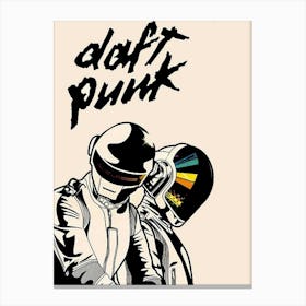 Daft Punk 4 Canvas Print