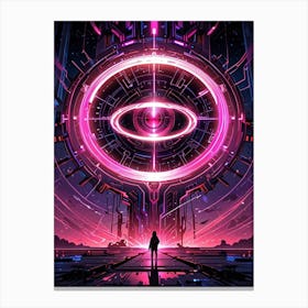 Futuristic City 14 Canvas Print